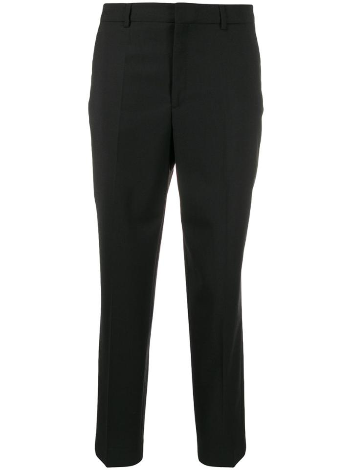 Filippa-k Emma Cropped Tapered Trousers - Black