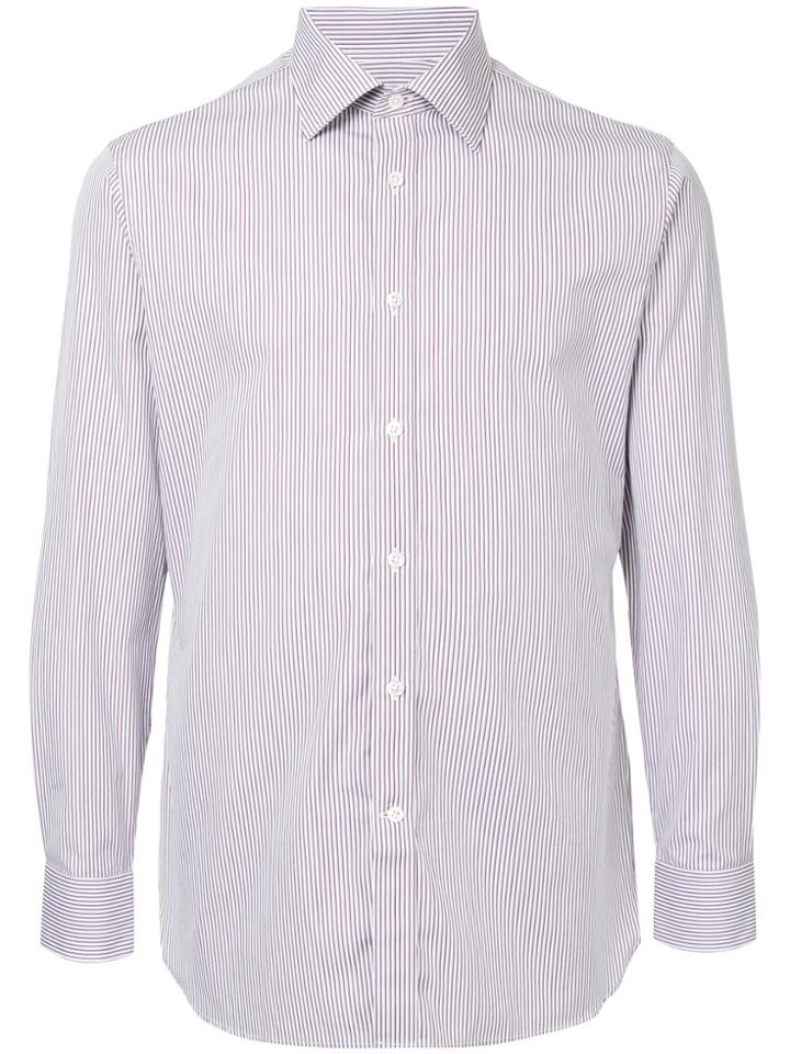 Gieves & Hawkes Striped Shirt - Red