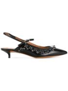 Givenchy Embellished Slingback Pumps - Black