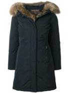 Woolrich Padded Fur Parka - Blue
