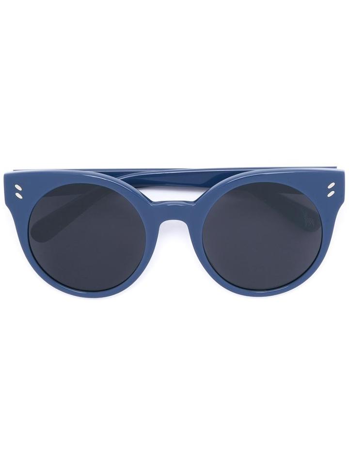 Stella Mccartney Kids - Mirrored Sunglasses - Kids - Acetate - One Size, Girl's, Blue