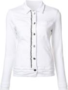 Rta Fitted Jacket, Women's, Size: Small, White, Cotton/spandex/elastane