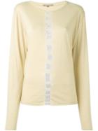 Suzusan Vertical Stripe Jumper, Women's, Size: Small, Nude/neutrals, Cotton/cashmere