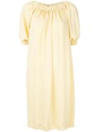 Mm6 Maison Margiela Short-sleeved Shift Dress - Yellow