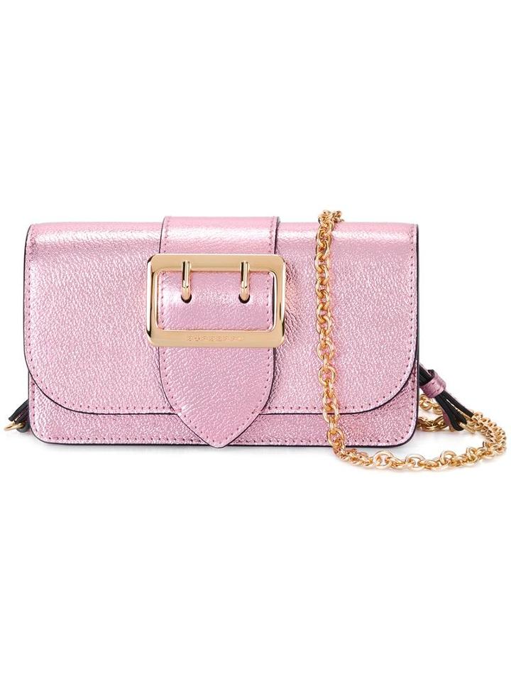Burberry 'phone' Shoulder Bag, Women's, Pink/purple