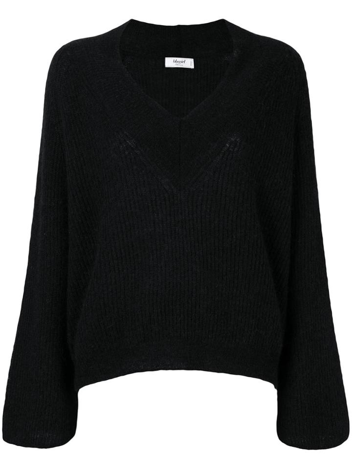 Blugirl Loose Fit Ribbed Jumper - Black