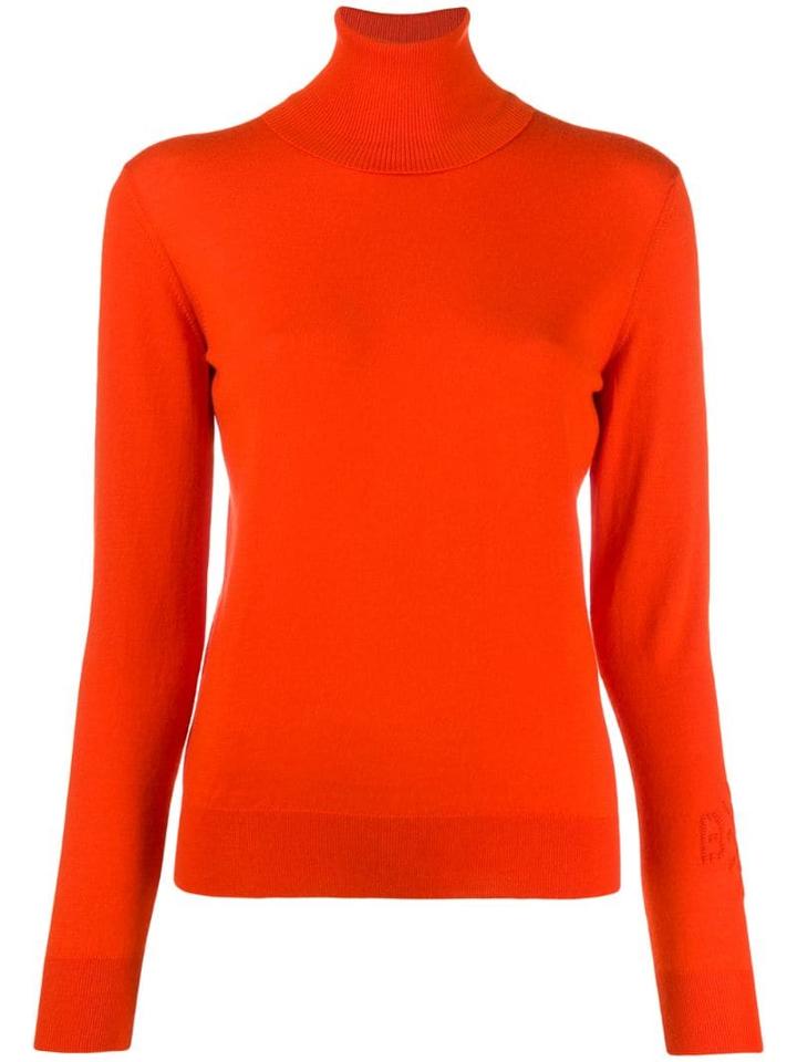 Barrie Turtleneck Jumper - Orange