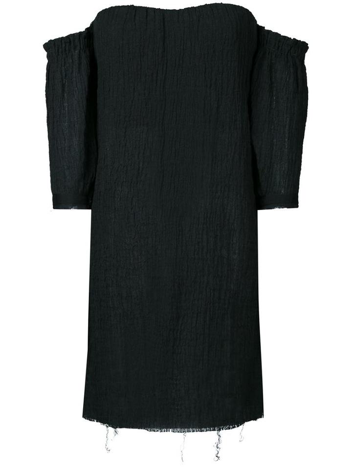 Kitx Strapless Linen Crush Dress, Women's, Size: 6, Black, Linen/flax