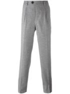 Brunello Cucinelli Slim-fit Tailored Trousers, Men's, Size: 54, Grey, Virgin Wool/silk/cotton/cupro