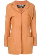 Jacquemus Longline Blazer Jacket - Yellow & Orange