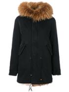 Mr & Mrs Italy Classic Fur-lined Parka - Green