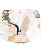 Furla - Magnolia Print Bag Acessory - Women - Leather/nylon/viscose - One Size, Pink/purple, Leather/nylon/viscose