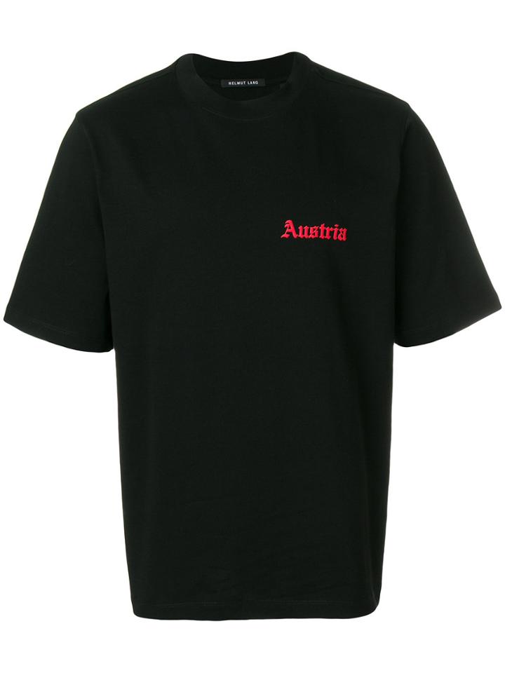Helmut Lang Austria Tall T-shirt - Black