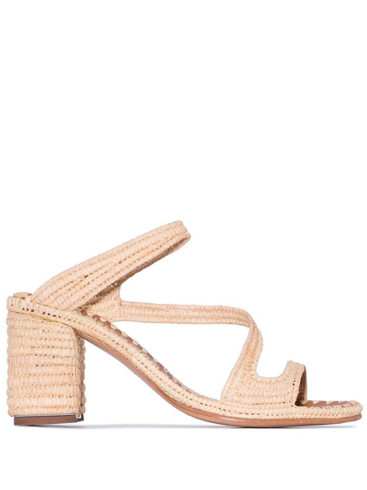 Carrie Forbes Salah 30mm Sandals - Neutrals