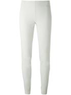 Joseph Elasticated Waistband Leggings, Women's, Size: 40, Nude/neutrals, Cotton/spandex/elastane