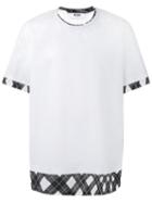 Msgm - Printed Hem T-shirt - Men - Cotton - 46, Red, Cotton