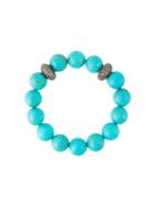 Gemco Diamond Ball Bead Bracelet - Blue