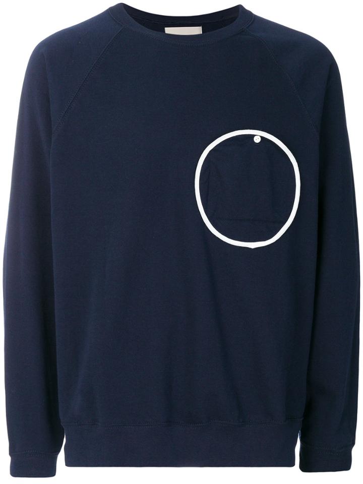 Corelate Circle Print Sweater - Blue