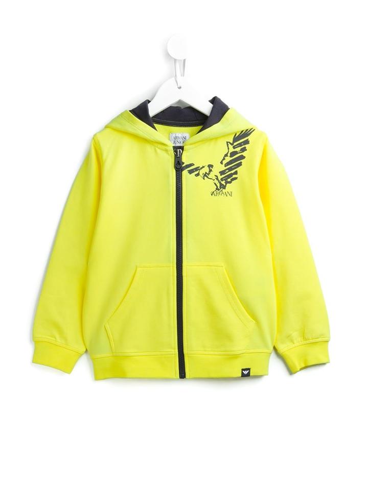Armani Junior Zipped Up Hoodie