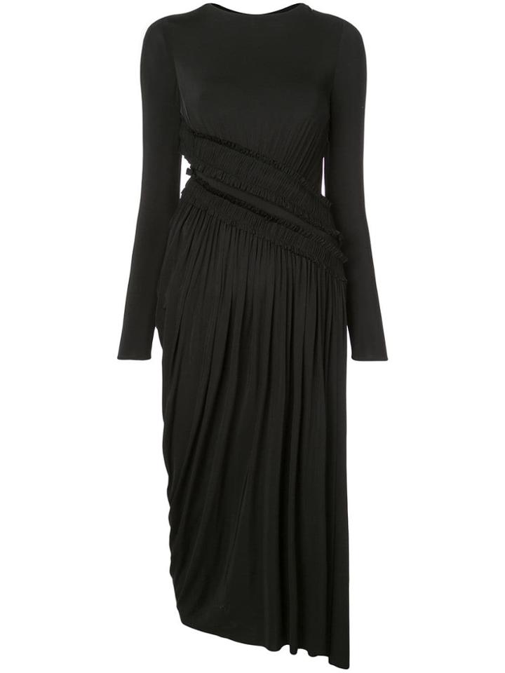 Jason Wu Collection Pleated Skirt Dress - Black
