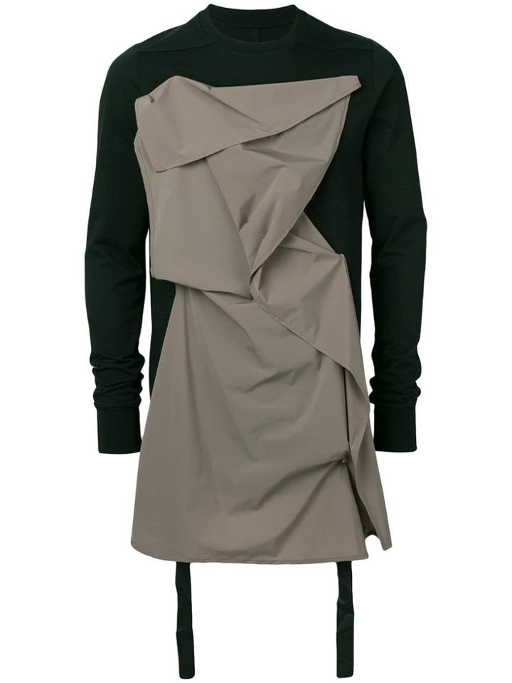 Rick Owens Detachable Panel Sweatshirt - Black
