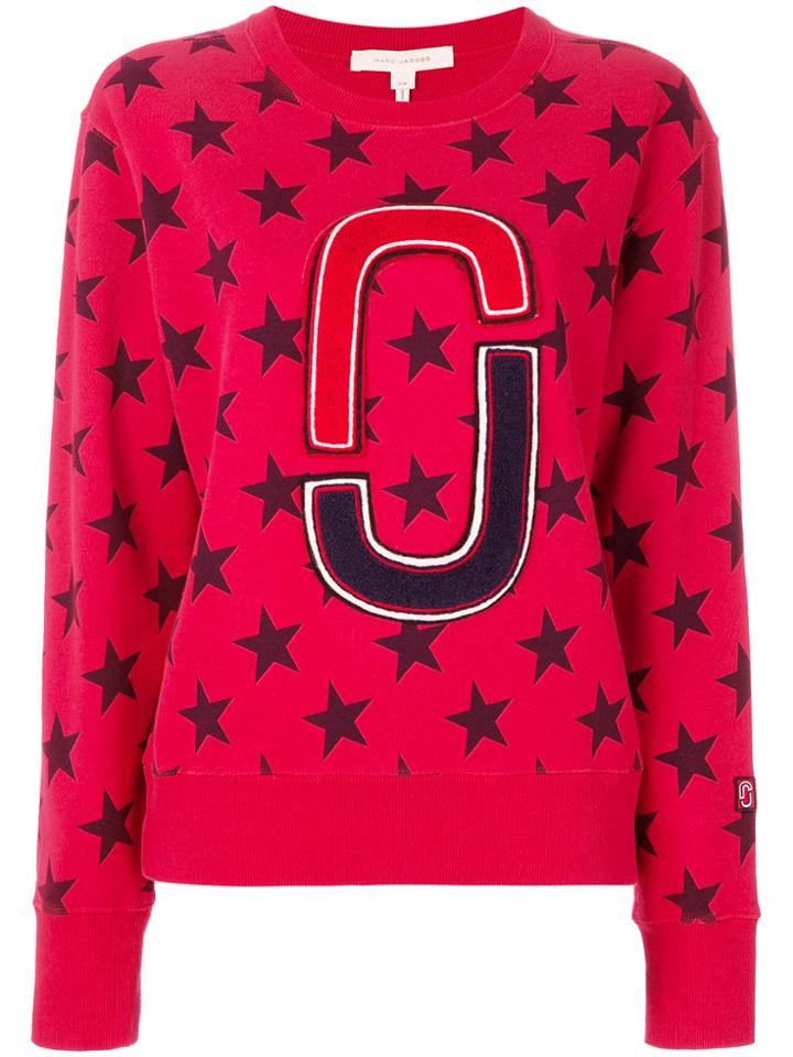 Marc Jacobs Star Print Sweatshirt - Red