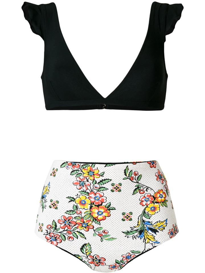 Anjuna Printed Two-piece Bikini - Black