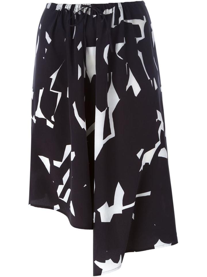 Christian Wijnants 'saul' Asymmetric Draped Skirt