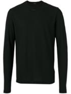 Zanone - Long Sleeve T-shirt - Men - Cotton - 48, Black, Cotton