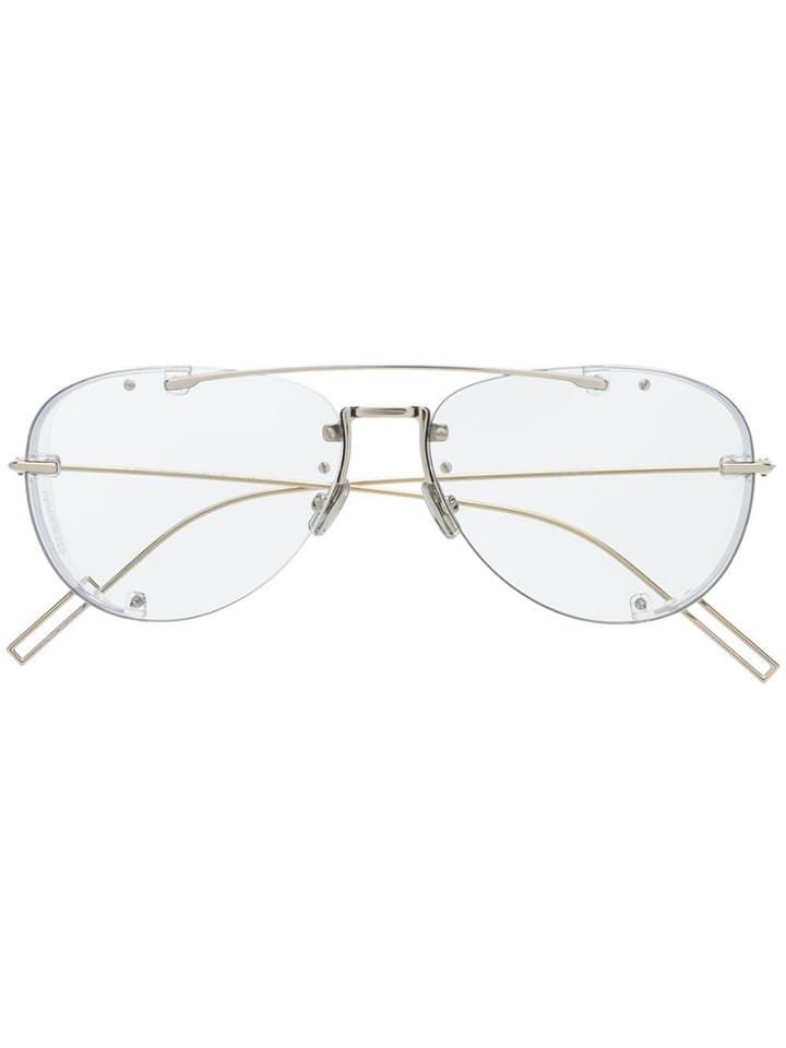 Dior Eyewear Aviator Sunglssses - Metallic
