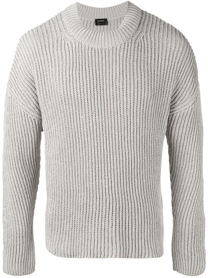 Jil Sander Chunky Knit Sweater - Nude & Neutrals