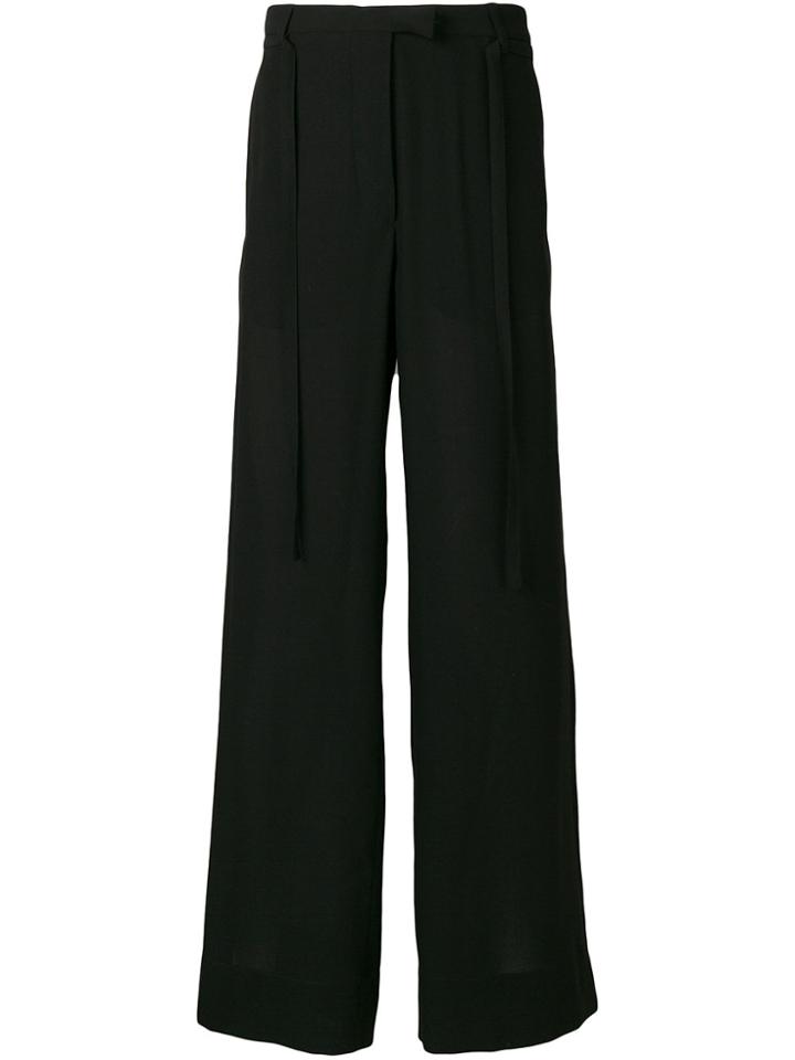 Ann Demeulemeester Oversized Wide-leg Trousers - Black