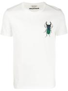 Alexander Mcqueen Embroidered Bug T-shirt - White
