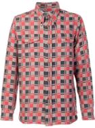 Visvim Checked Shirt, Men's, Size: 4, Pink/purple, Cotton