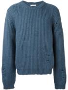 J.w. Anderson Distressed Chunky Knit Jumper