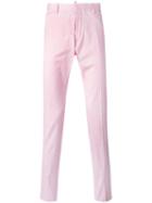 Dsquared2 Slim-fit Chinos, Men's, Size: 46, Pink/purple, Cotton/spandex/elastane
