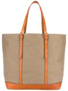Vanessa Bruno Top Handles Tote, Women's, Green, Cotton/leather