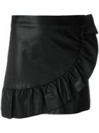 Simonetta Ravizza Ruffle Trim Mini Skirt - Black