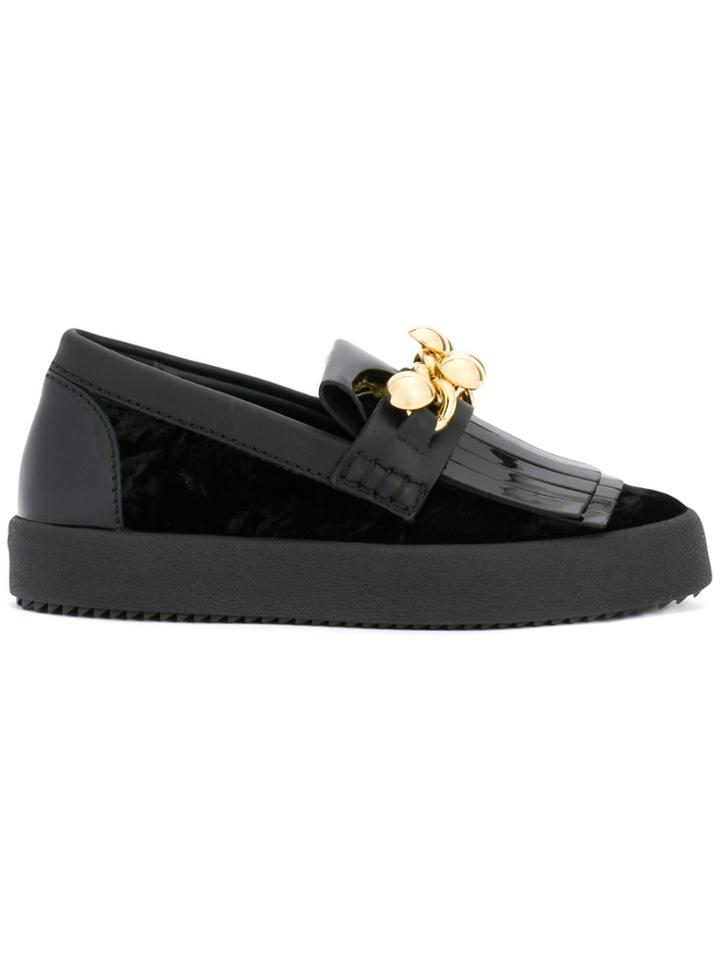 Giuseppe Zanotti Design Naomi Laceless Sneakers - Black