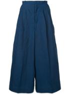 Facetasm Wide-leg Trousers - Blue