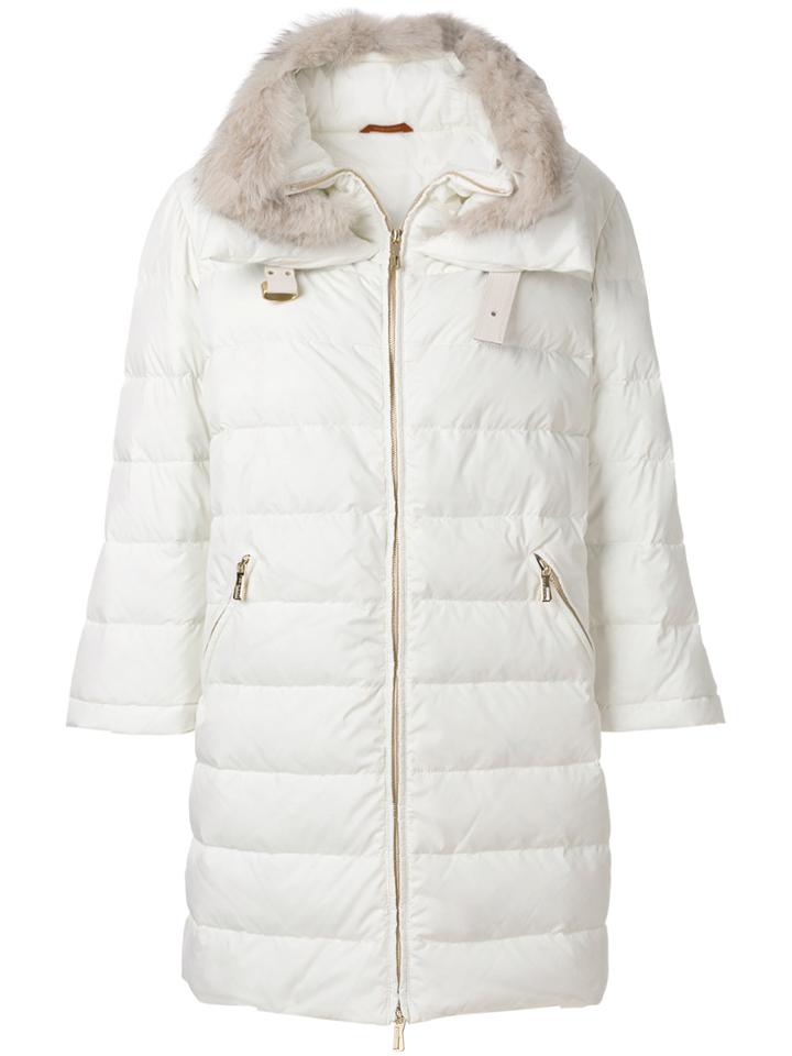 Baldinini Long Puffer Jacket - White
