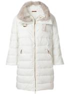 Baldinini Long Puffer Jacket - White