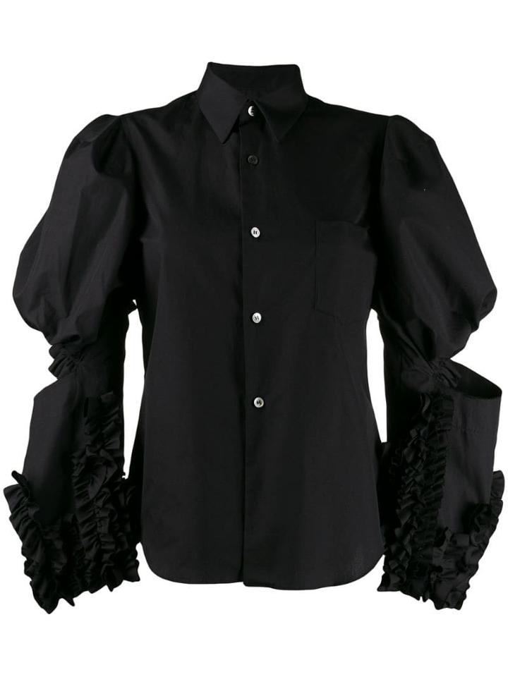 Comme Des Garçons Juliet Sleeve Shirt - Black