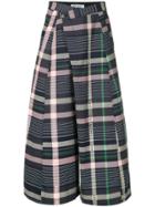 Henrik Vibskov Cropped Wide Trousers - Grey