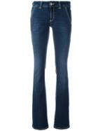 Dondup Bootcut Jeans, Women's, Size: 28, Blue, Cotton/polyester/spandex/elastane/cotton
