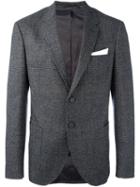 Neil Barrett Two Button Suit Jacket, Men's, Size: 48, Grey, Virgin Wool/polyamide/spandex/elastane/virgin Wool