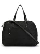 Valentino Garavani Camouflage Weekender Bag, Black, Nylon/leather/metal Other