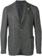 Lardini Fitted Suit Jacket - Blue