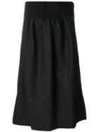 Jil Sander Waistband Skirt - Black