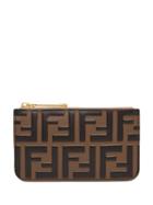 Fendi F Is Fendi Key Ring Pouch - Brown